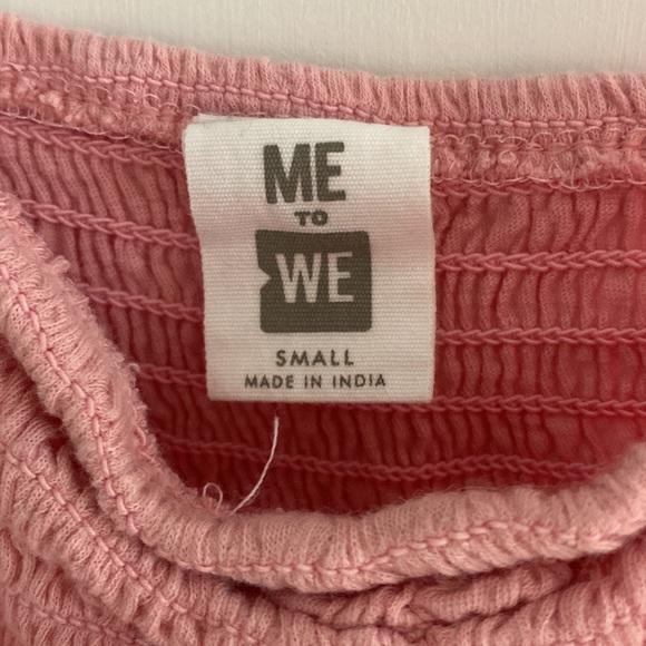 Pacsun scrunched top light pink - Picture 2 of 3